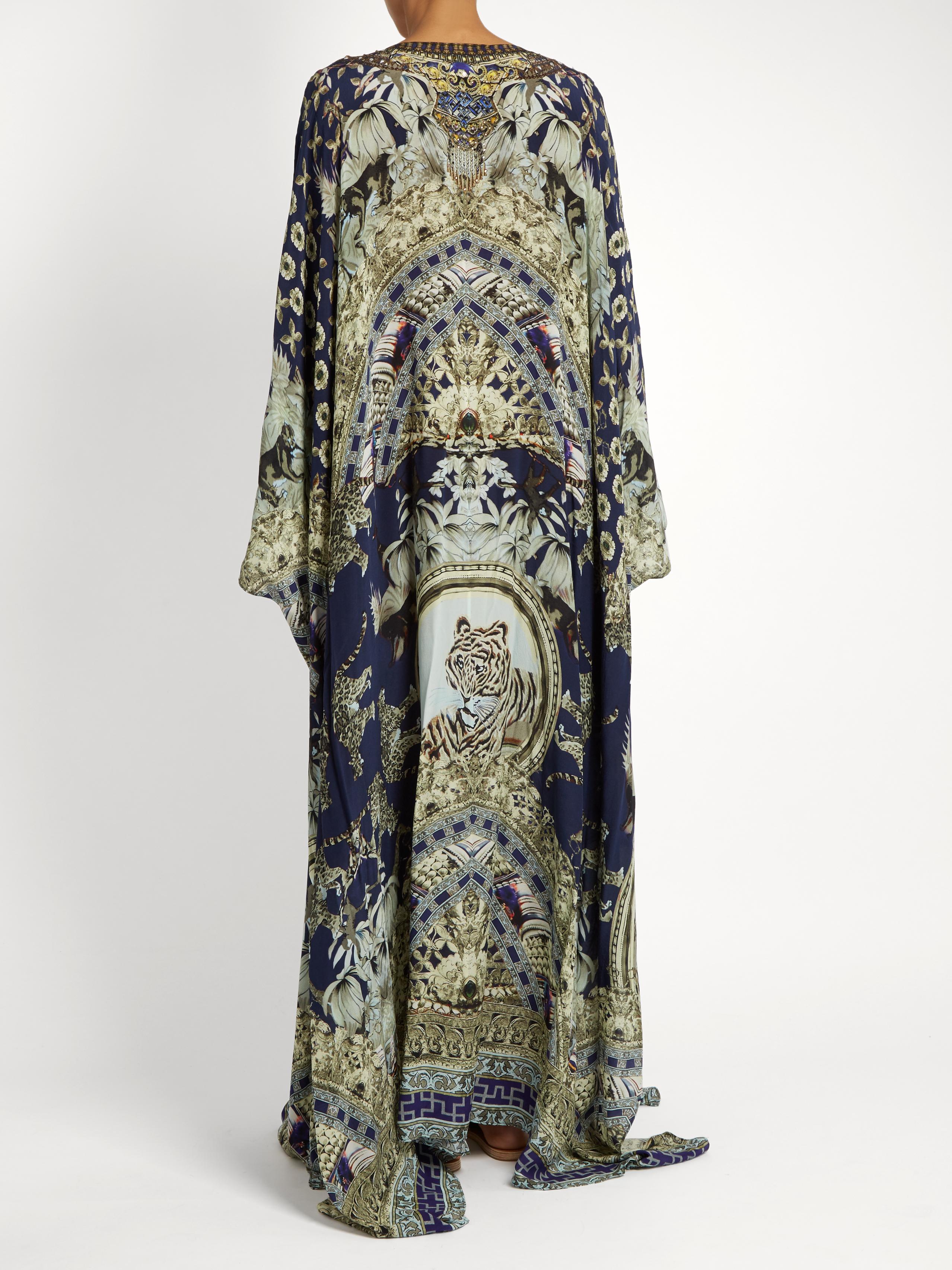 camilla kaftan blue